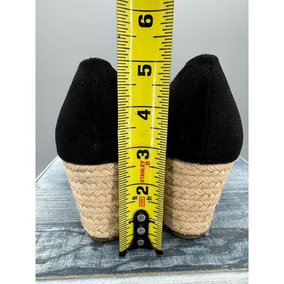 NEW Bandolino Women’s Espadrille Wedge Pumps Black Size 10M - Picture 4 of 10